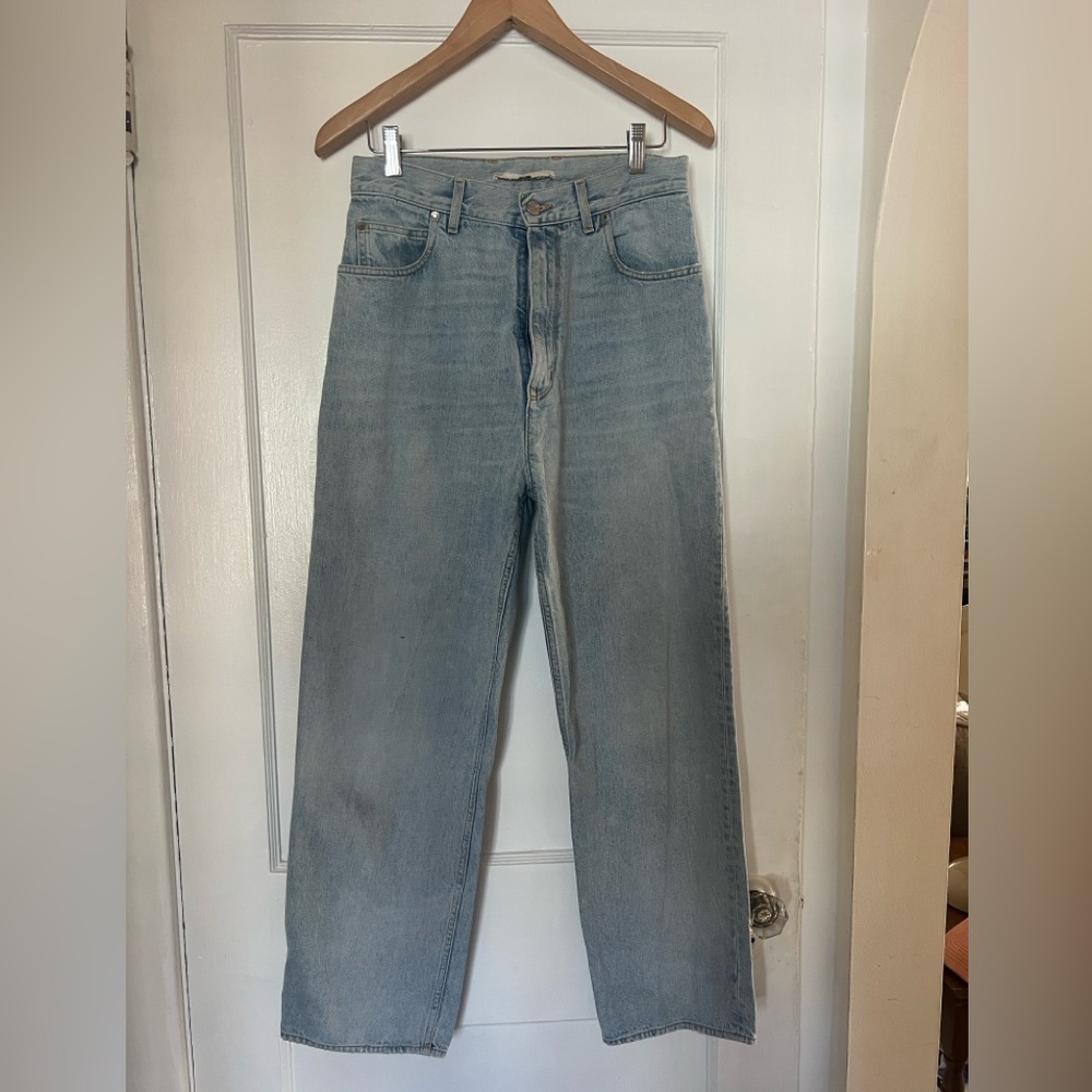 Golden Goose Light Blue Women's Straight Leg Jeans